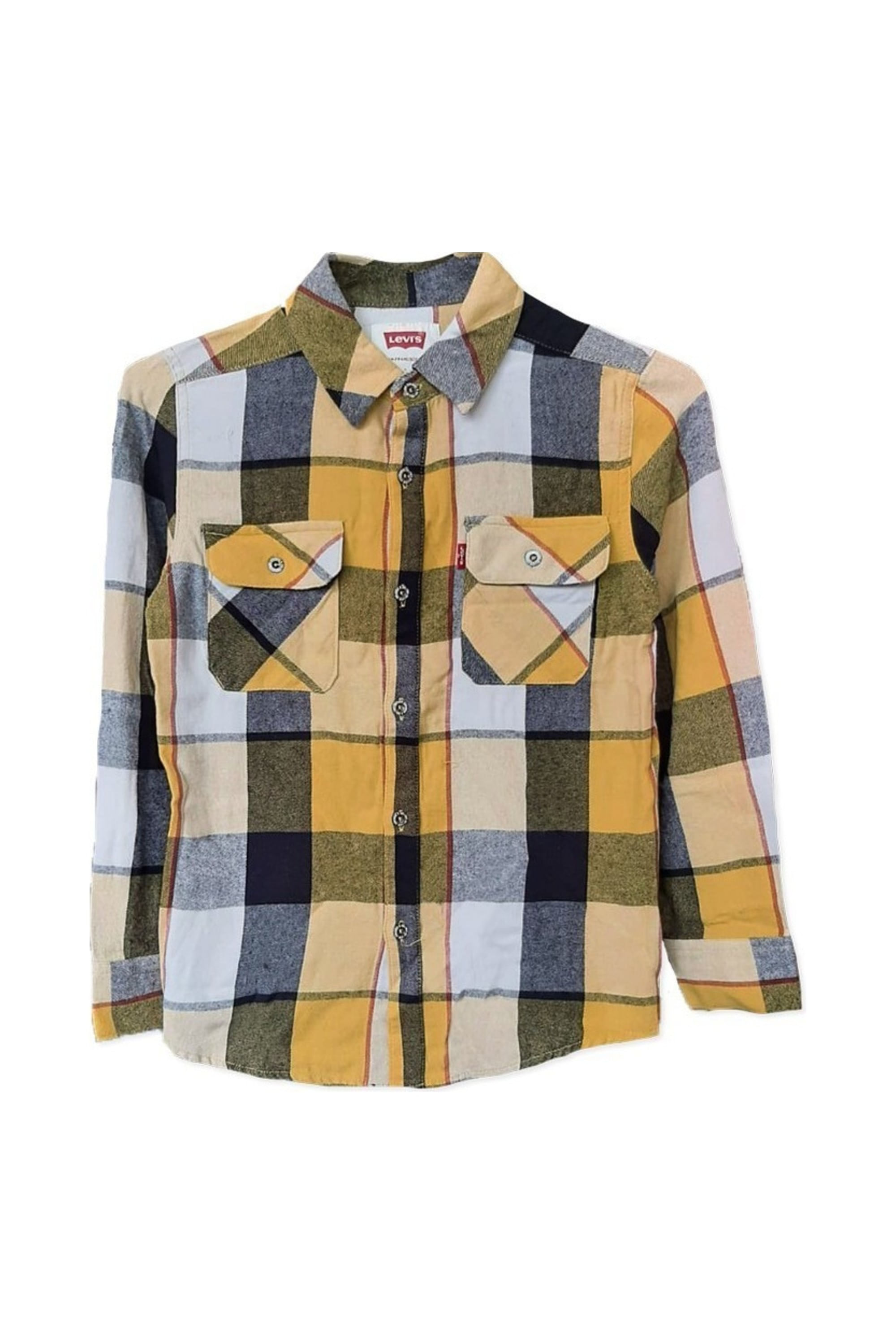 Ls plaid button up shirt kids Levis