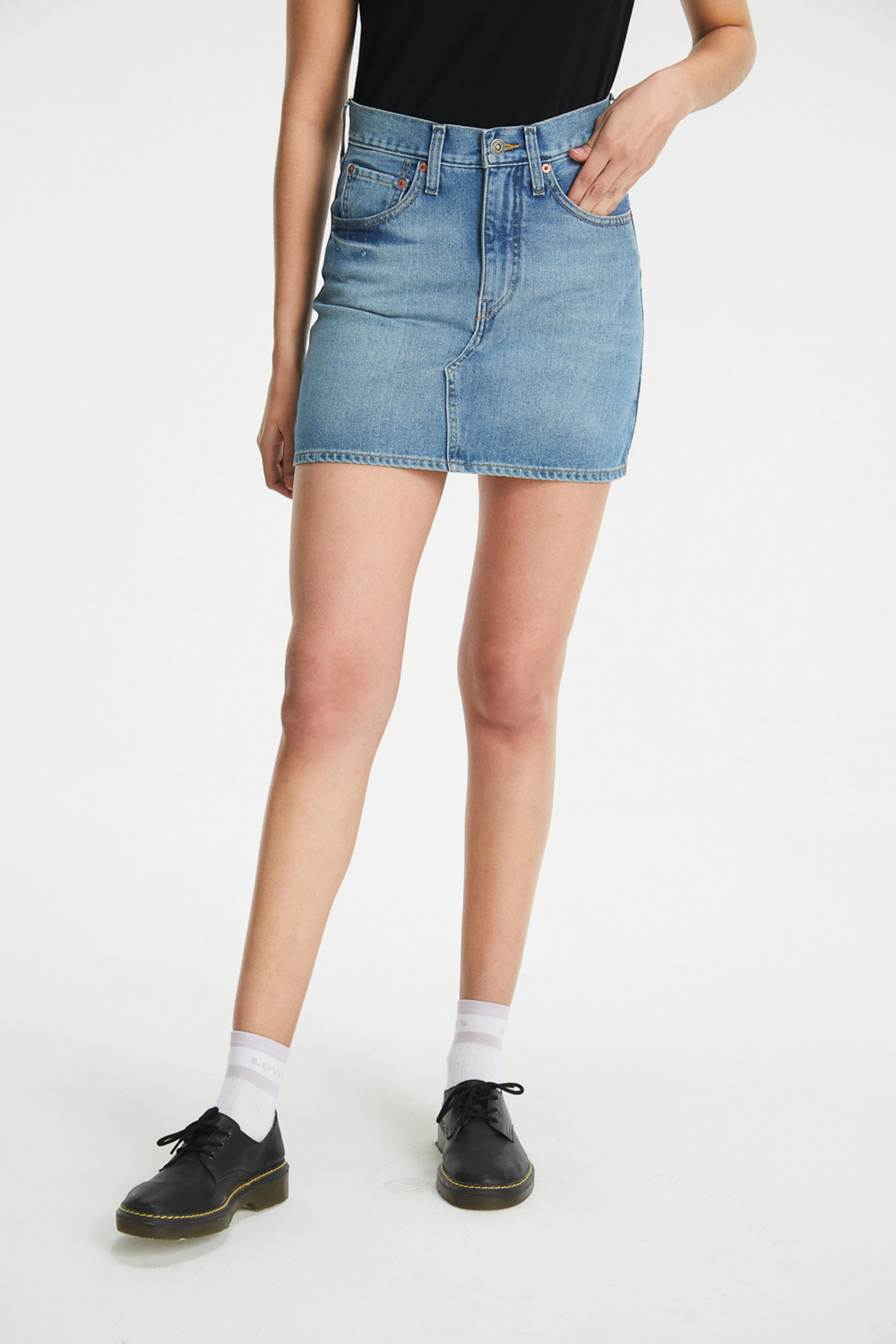 Falda deconstructed de Levi's