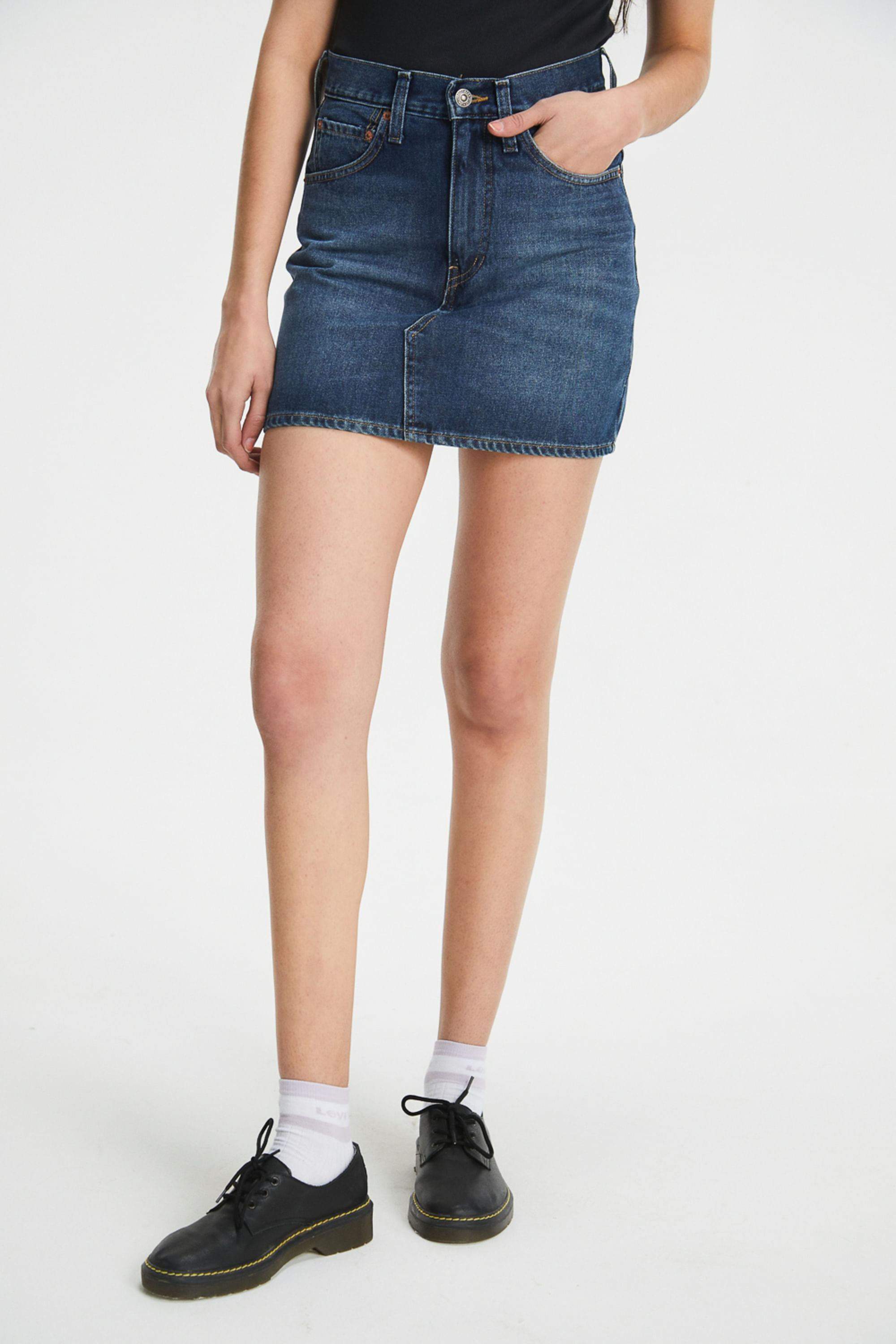 Falda deconstructed de Levi's