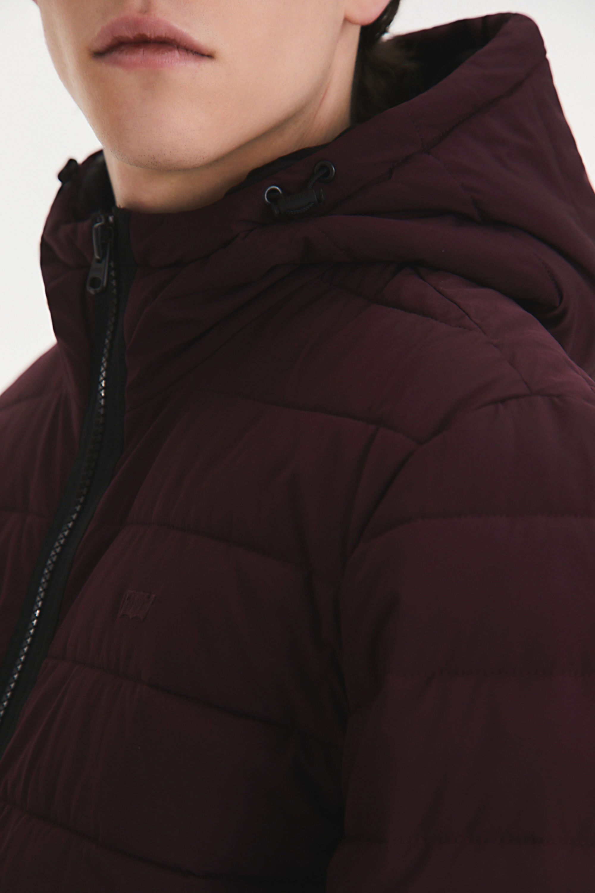 Bomber hoodie puffer jacket — imagen 3