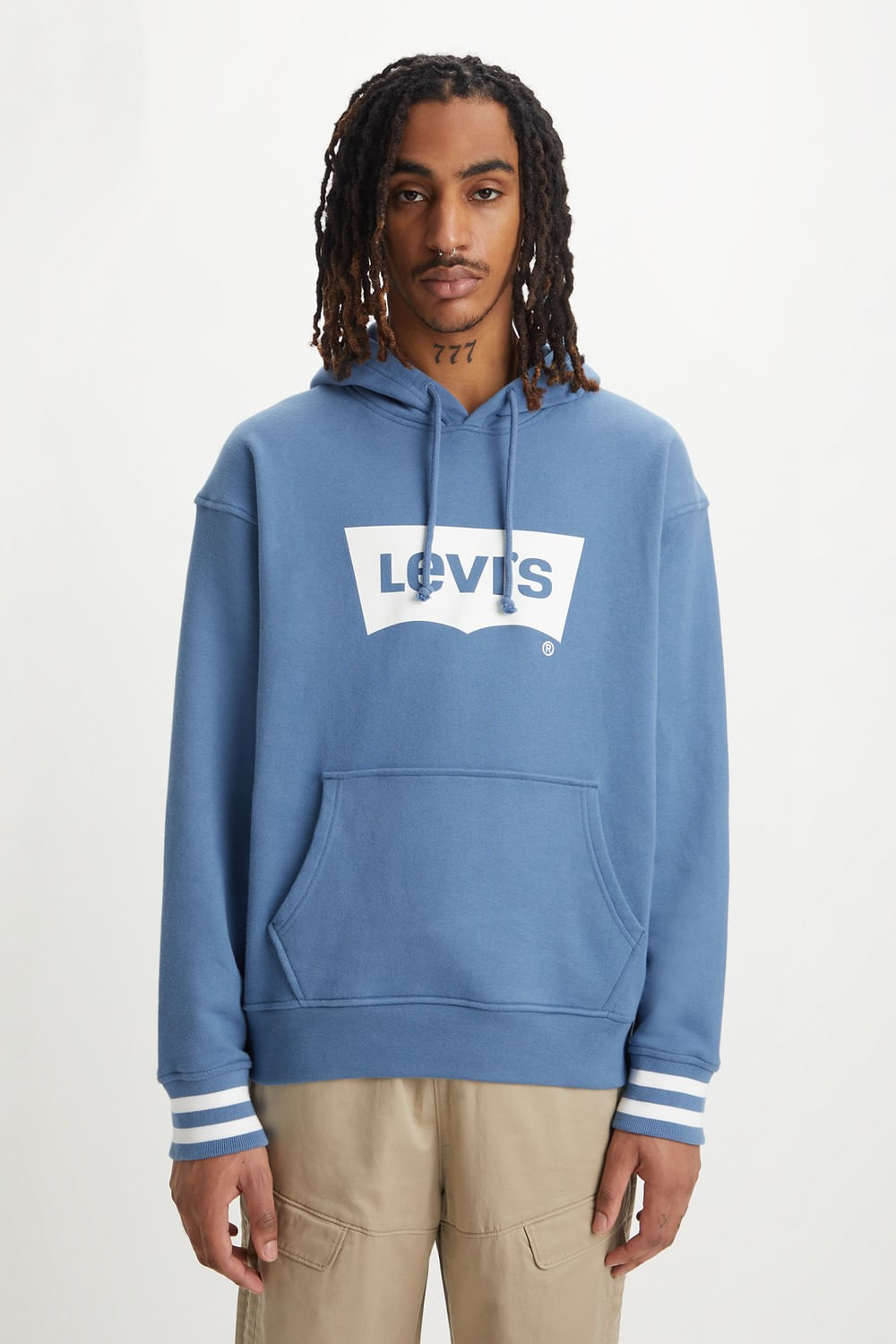 Relaxed graphic po hoodie