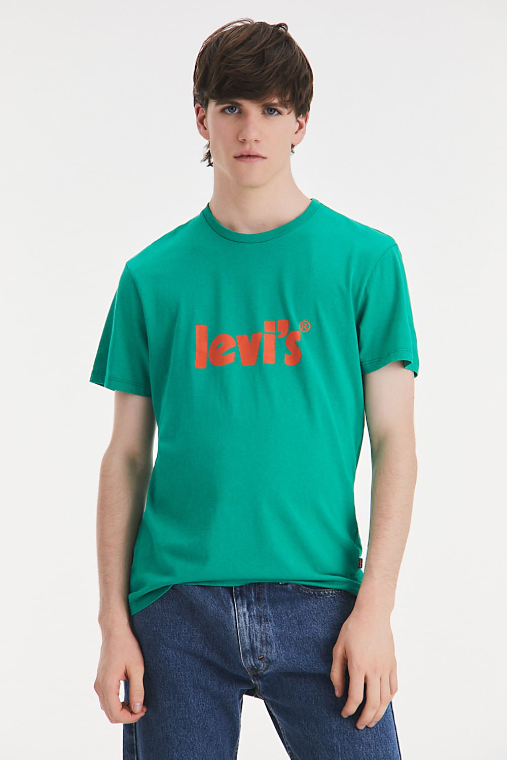 Polo graphic set in neck poster logo de Levi's