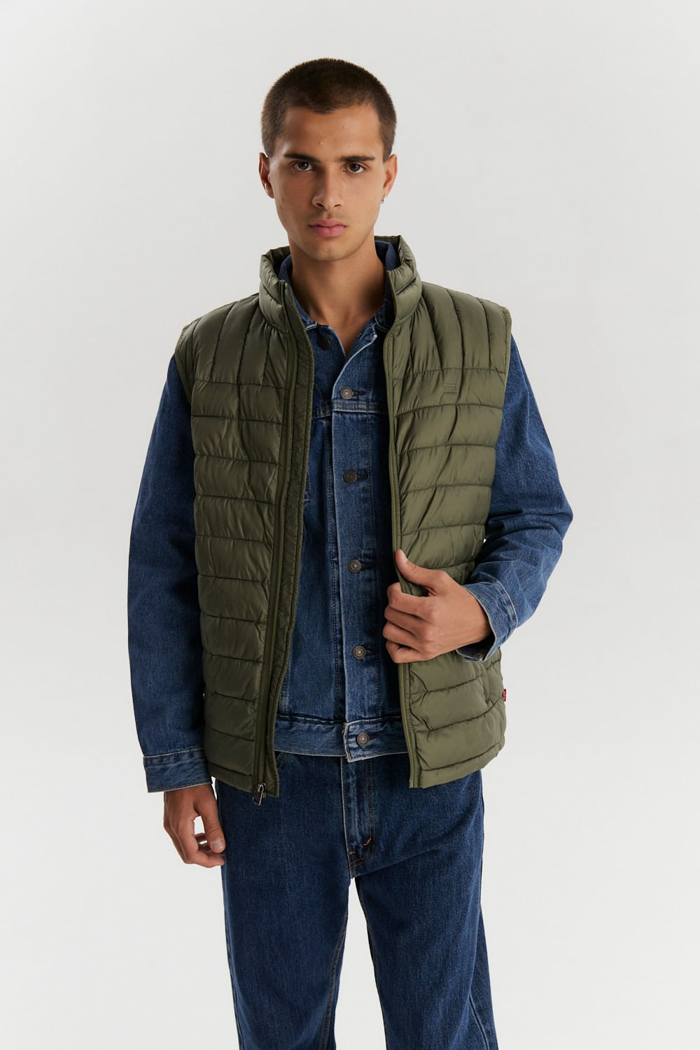 Packable puffer vest thyme Levi's