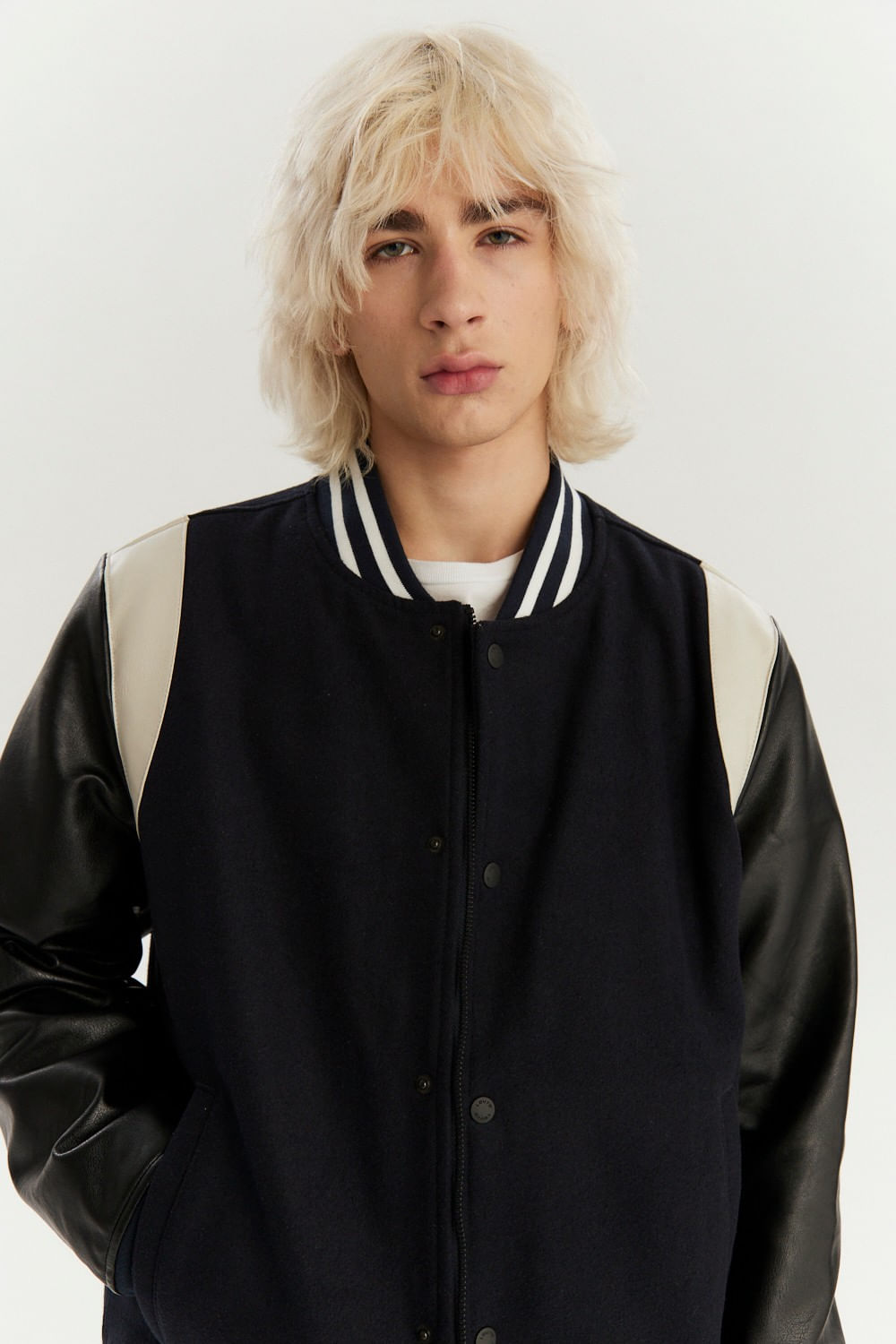 Wool university jacket navy de Levis — imagen 2