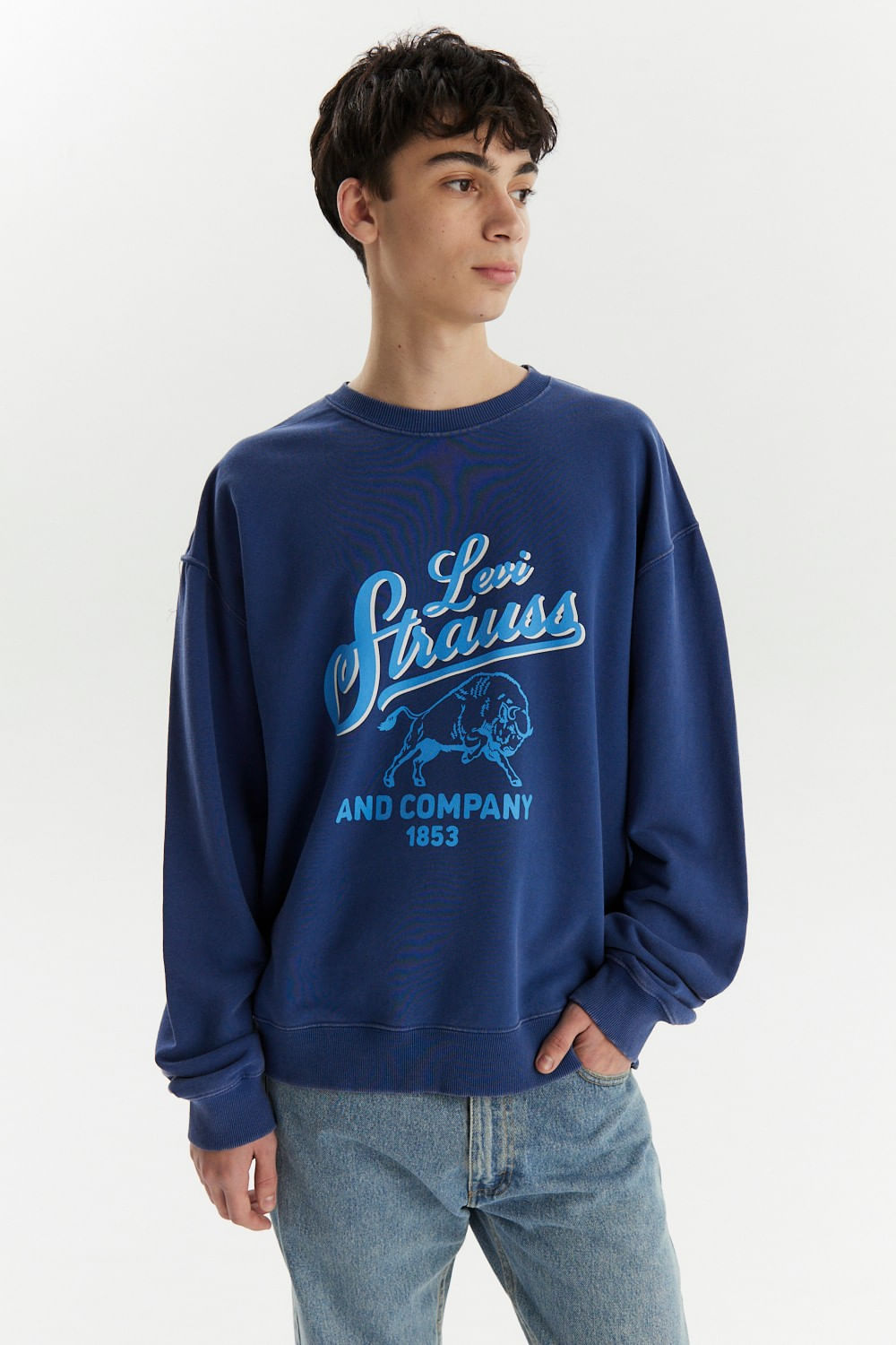 Sweatshirt crewneck overdye de Levis