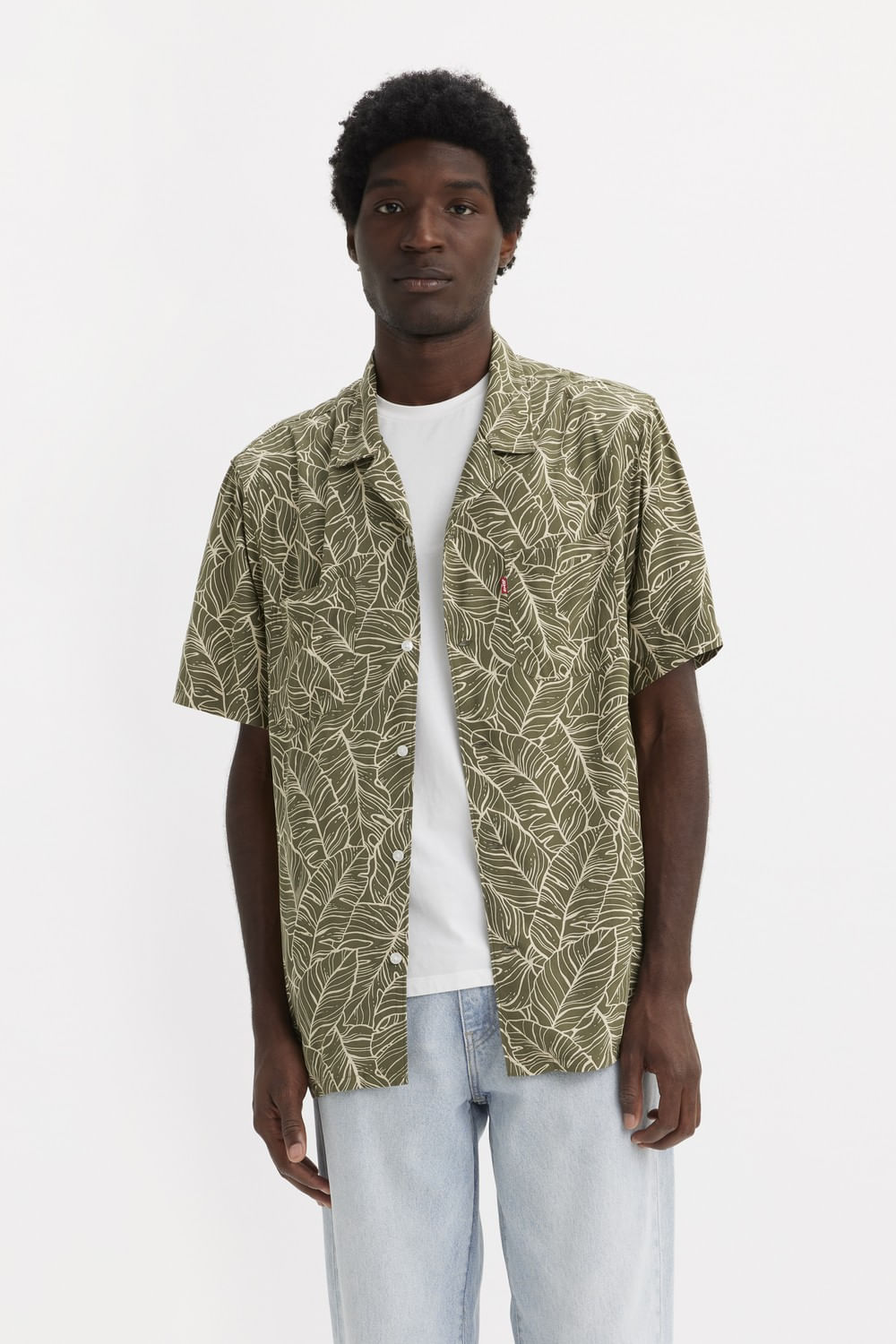 Camisa clásica army green leaves de Levis