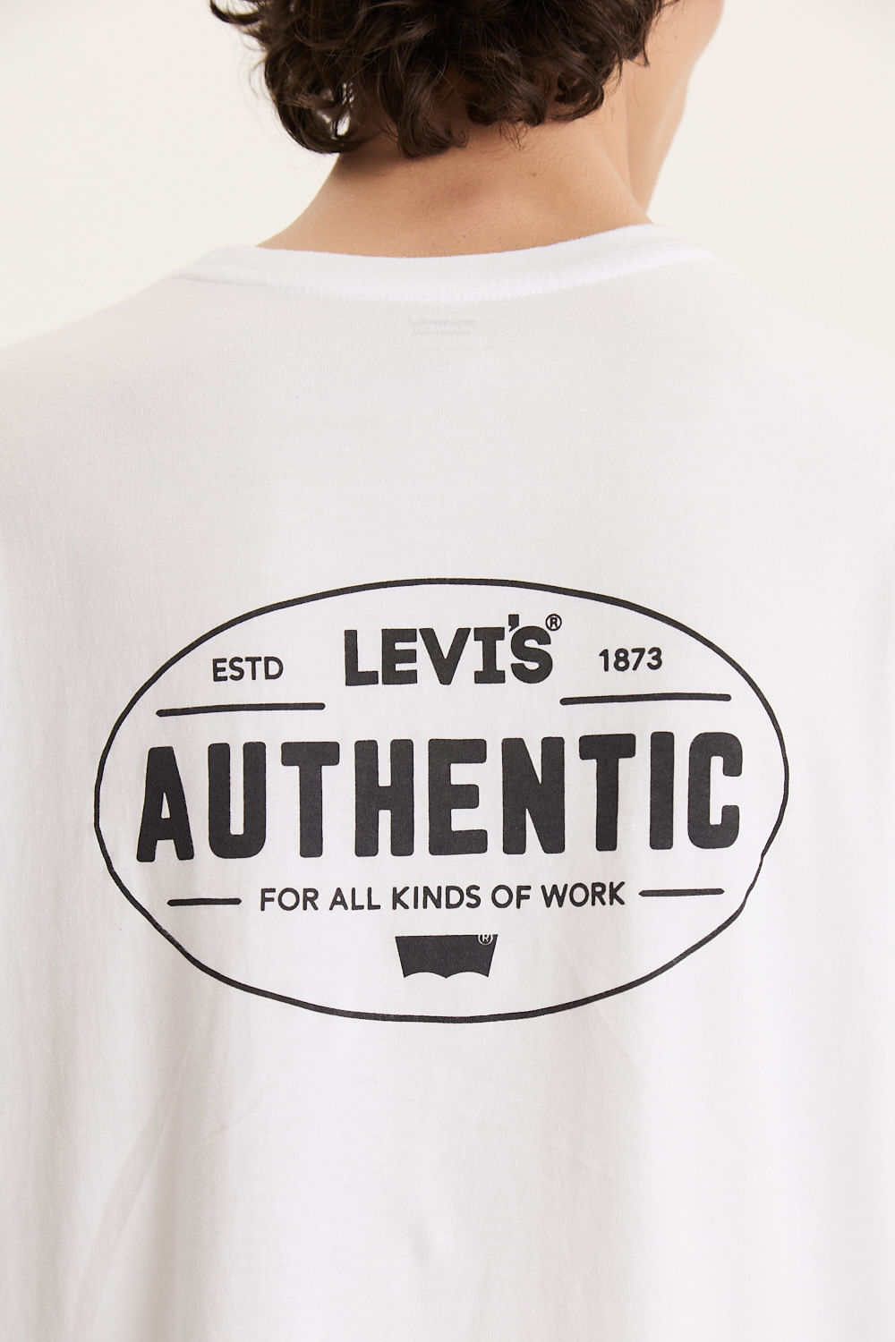 Polo Relaxed Fit blanco de Levis — imagen 3