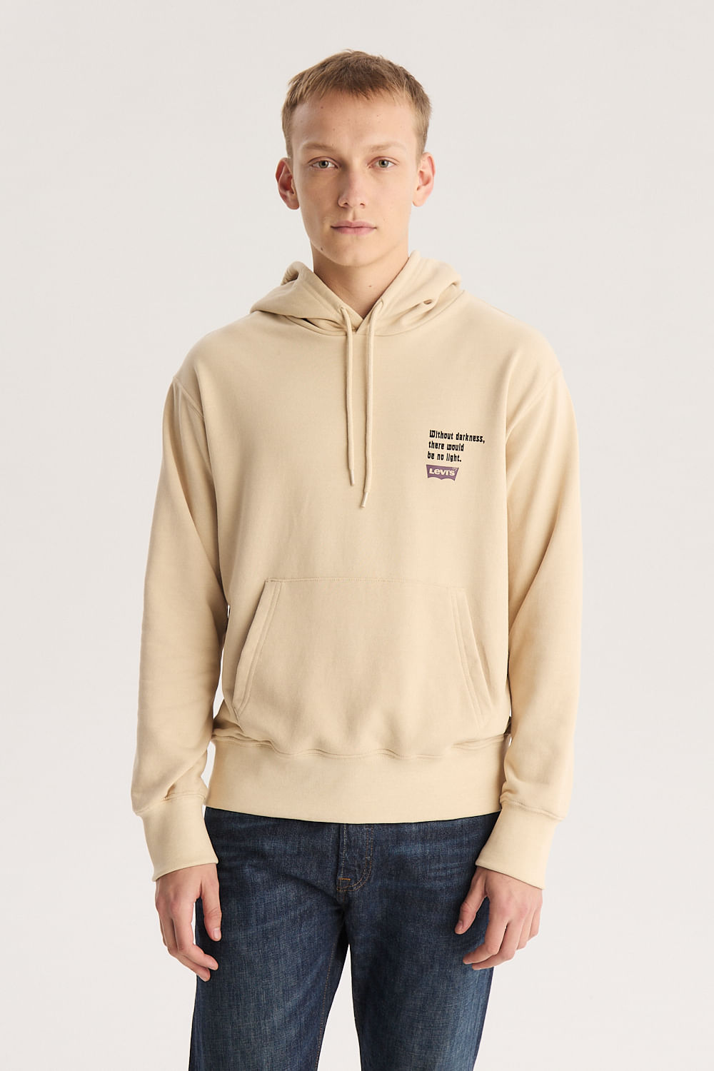 Authentic hoodie bleached sand de Levis