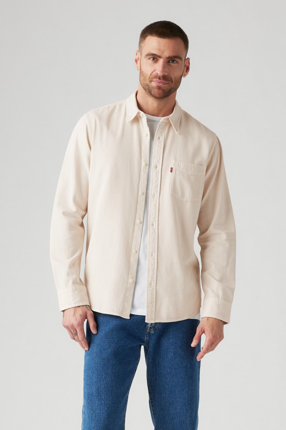 Classic 1 pkt standard ecru de Levis
