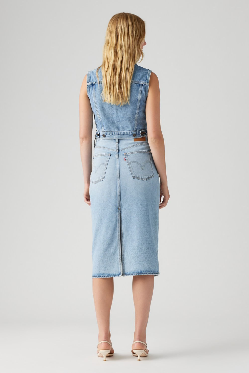 Falda con escote posterior y rivets de Levis — imagen 6
