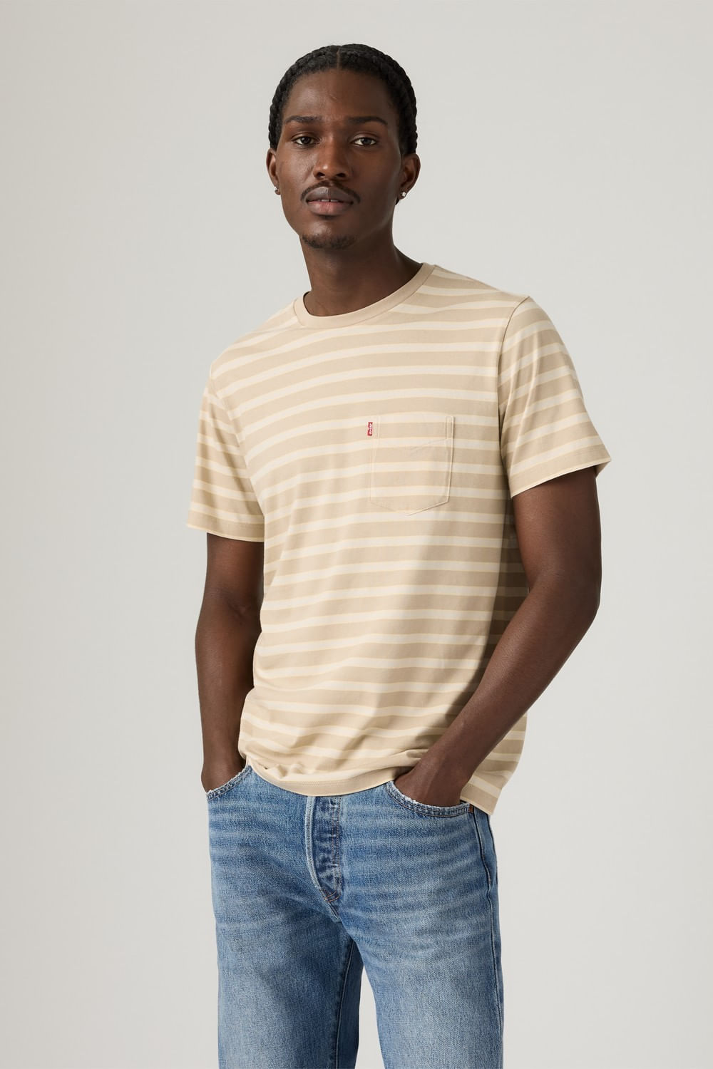 Ss Classic Pocket Stripe