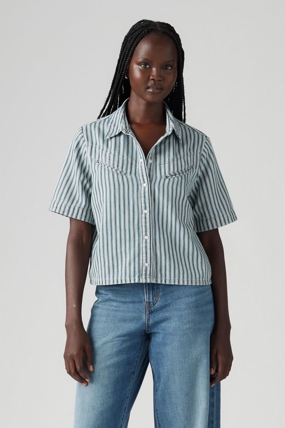 Camisa camp shirt denim de Levis