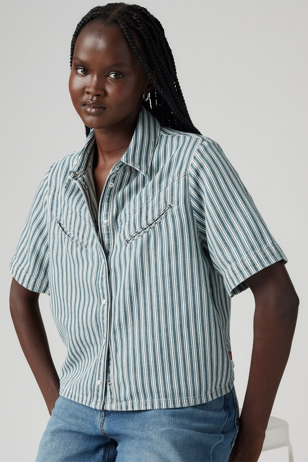 Camisa camp shirt denim de Levis — imagen 3