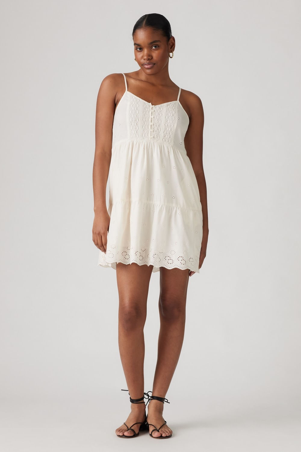 Vestido cora mini whisper white de Levis