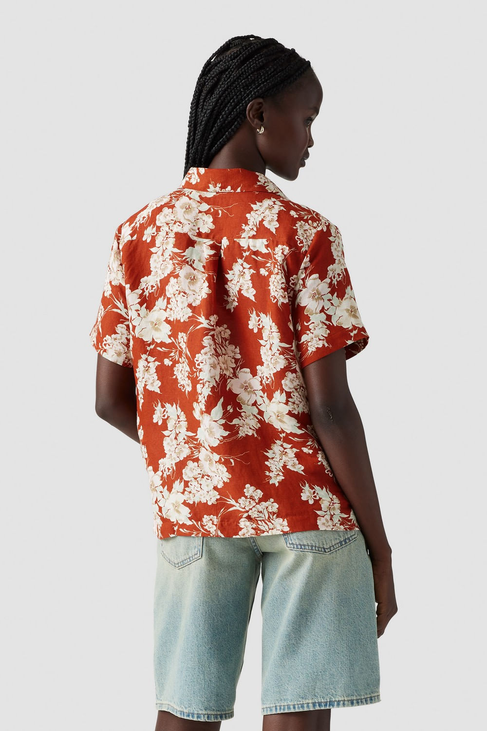 Sony camp shirt ground flowers — imagen 2