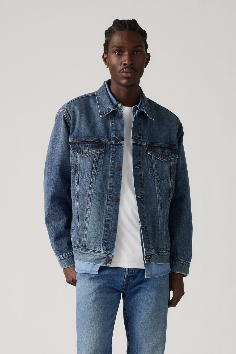 Levis relaxed fit trucker friend of mine