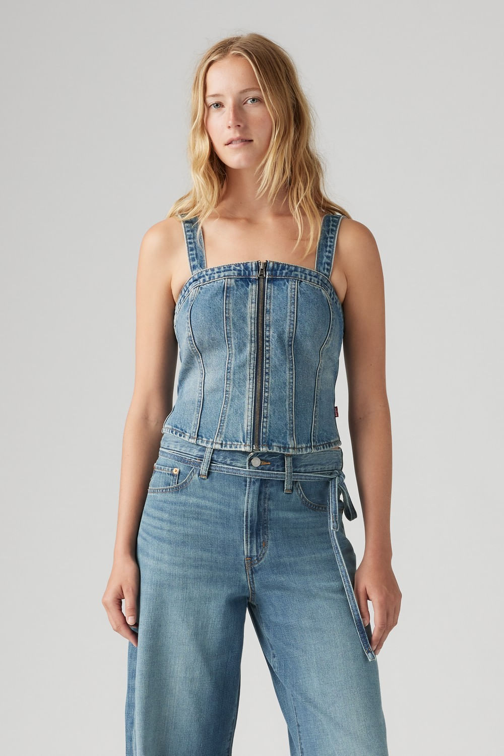 Sculpted bustier de Levis
