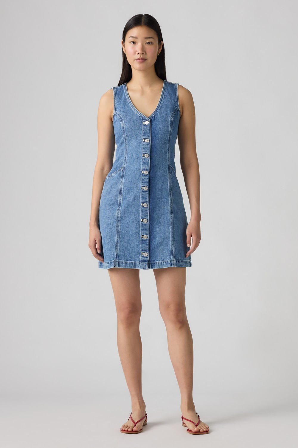 Vianna vest dress denim de Levis