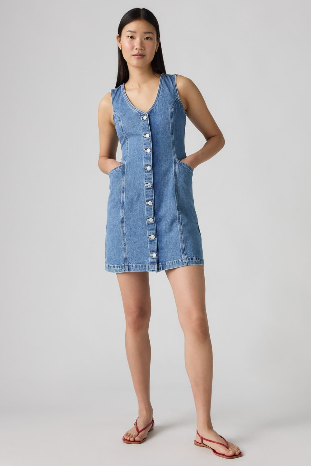 Vianna vest dress denim de Levis — imagen 3