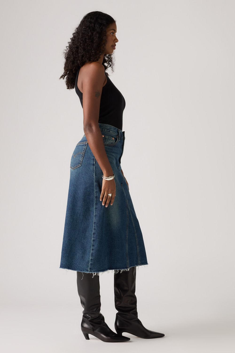 Falda A line decon skirt hinged heart de Levis — imagen 6