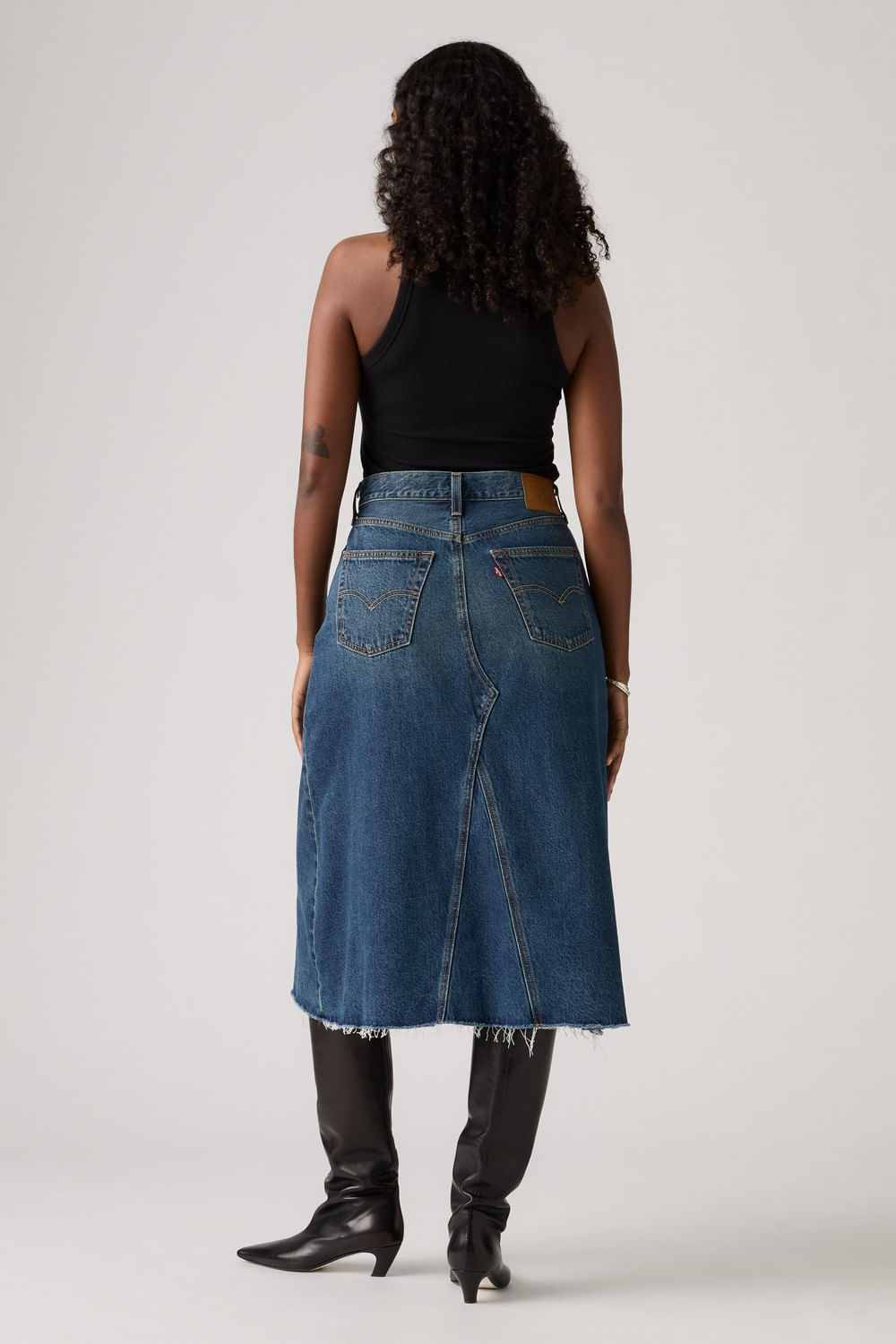 Falda A line decon skirt hinged heart de Levis — imagen 8