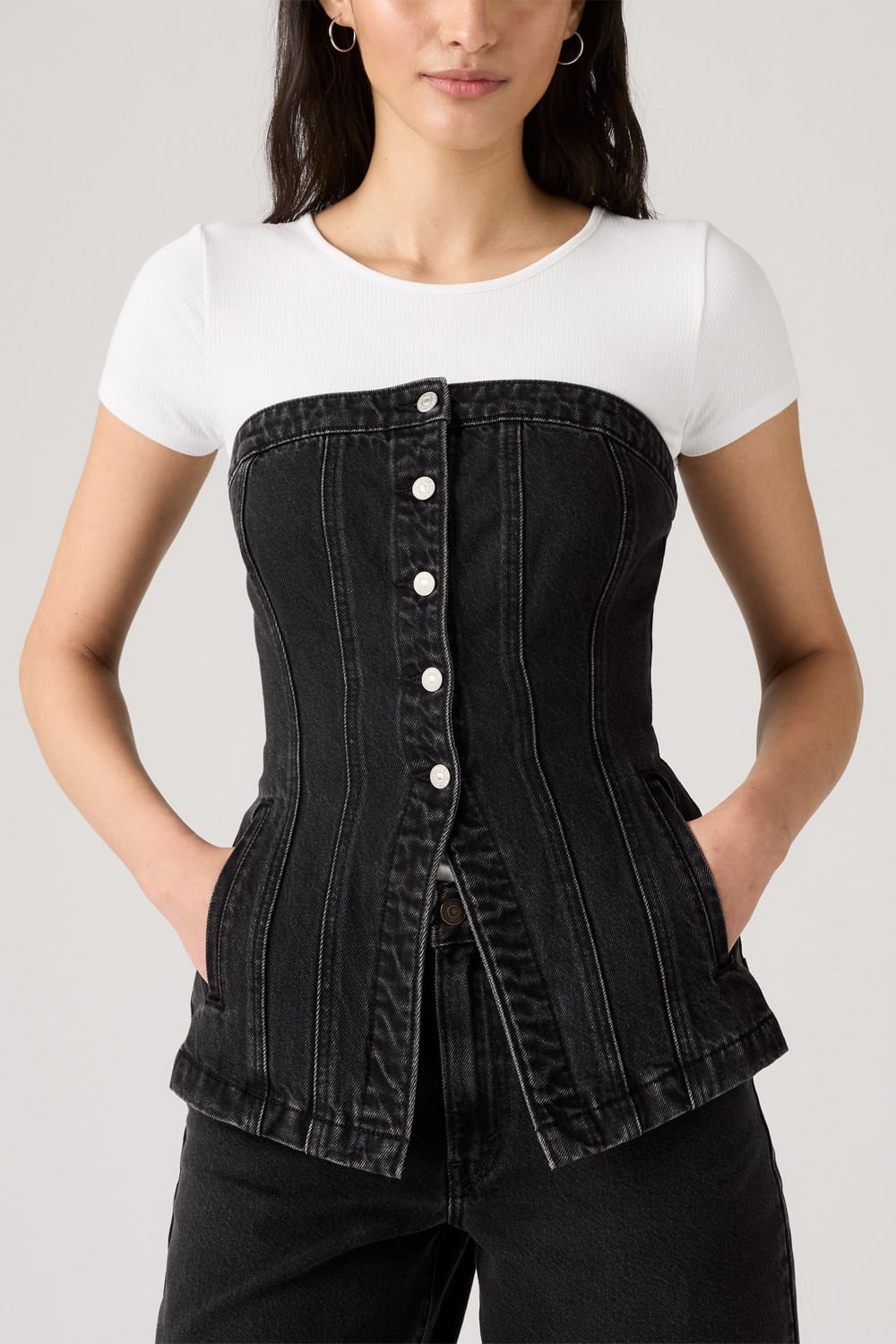 Vestido bustier Tailored Open Mind de Levis — imagen 4