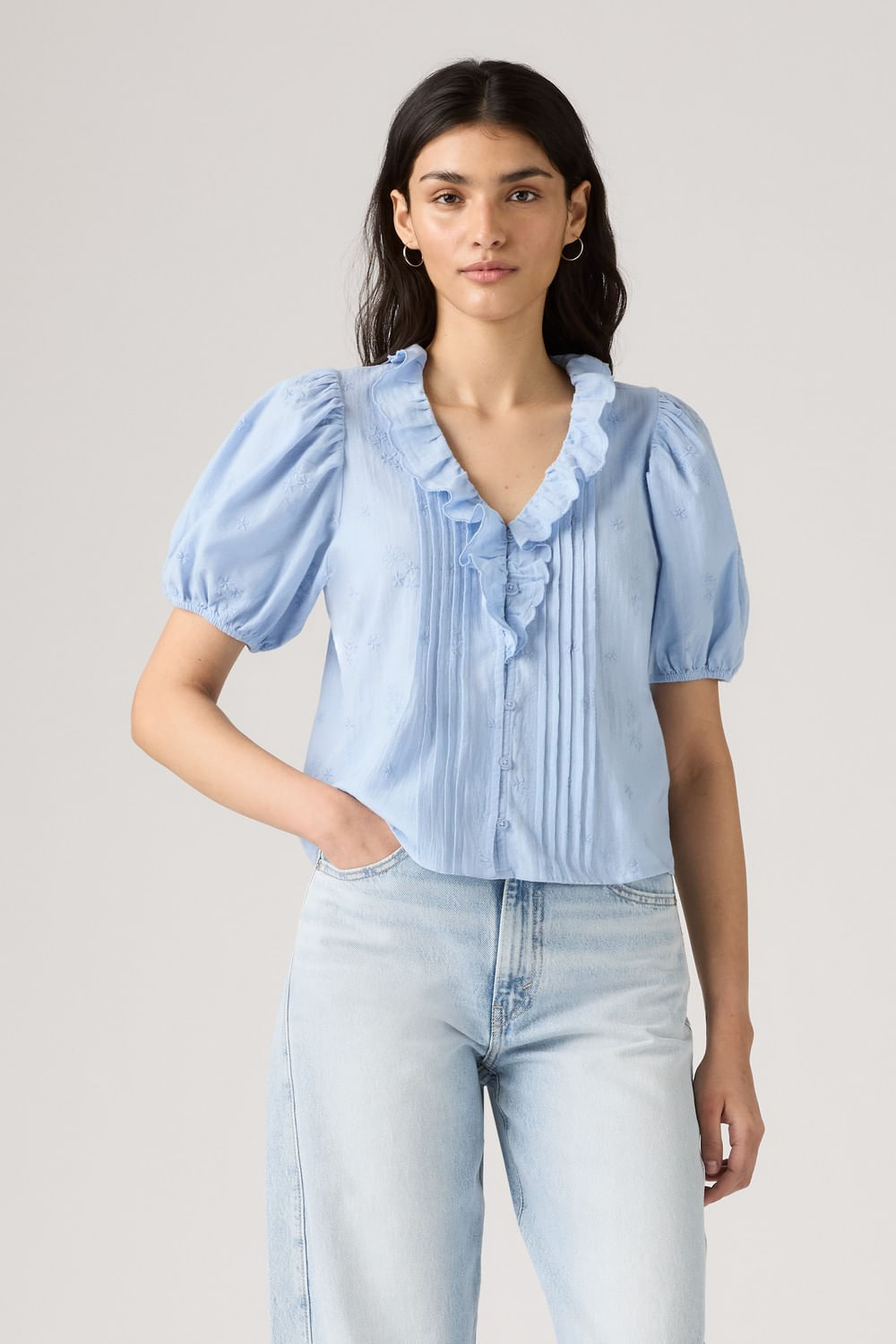 Blouse cambray giselle ruffle de Levis
