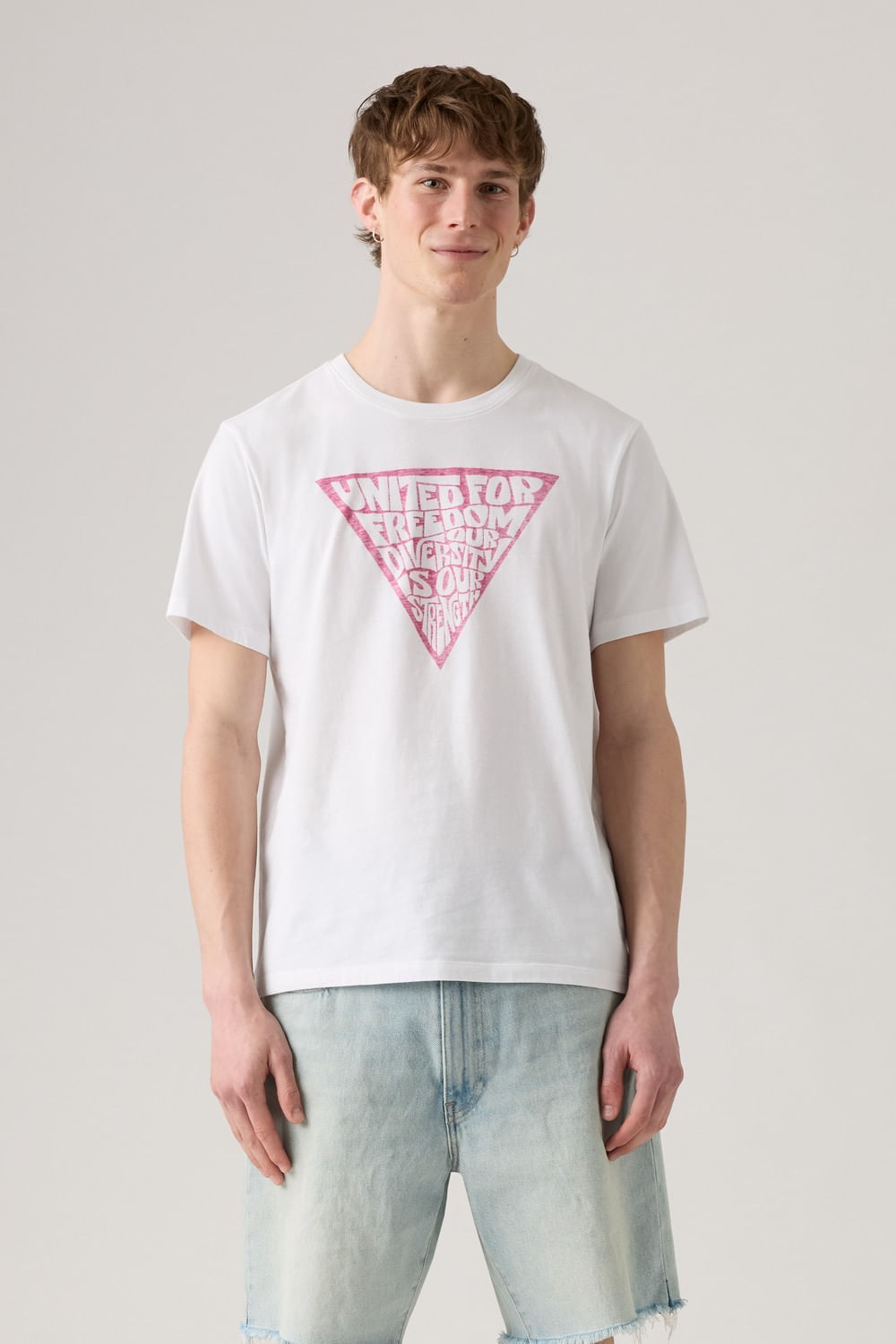 Community tee white de Levis