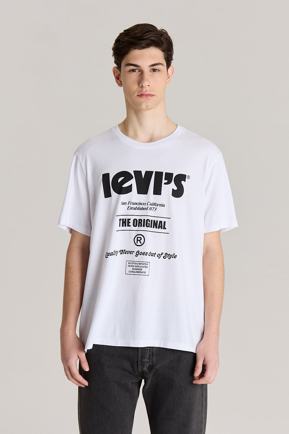 Ss Relaxed Fit Logo de Levis