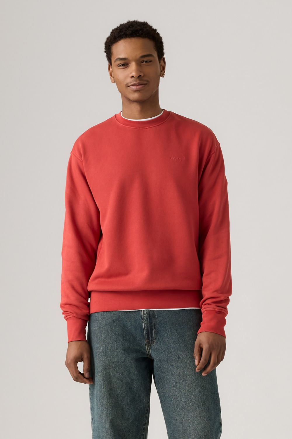 Sweater Authentic Crew Garment Dye Jalapeo de Levis