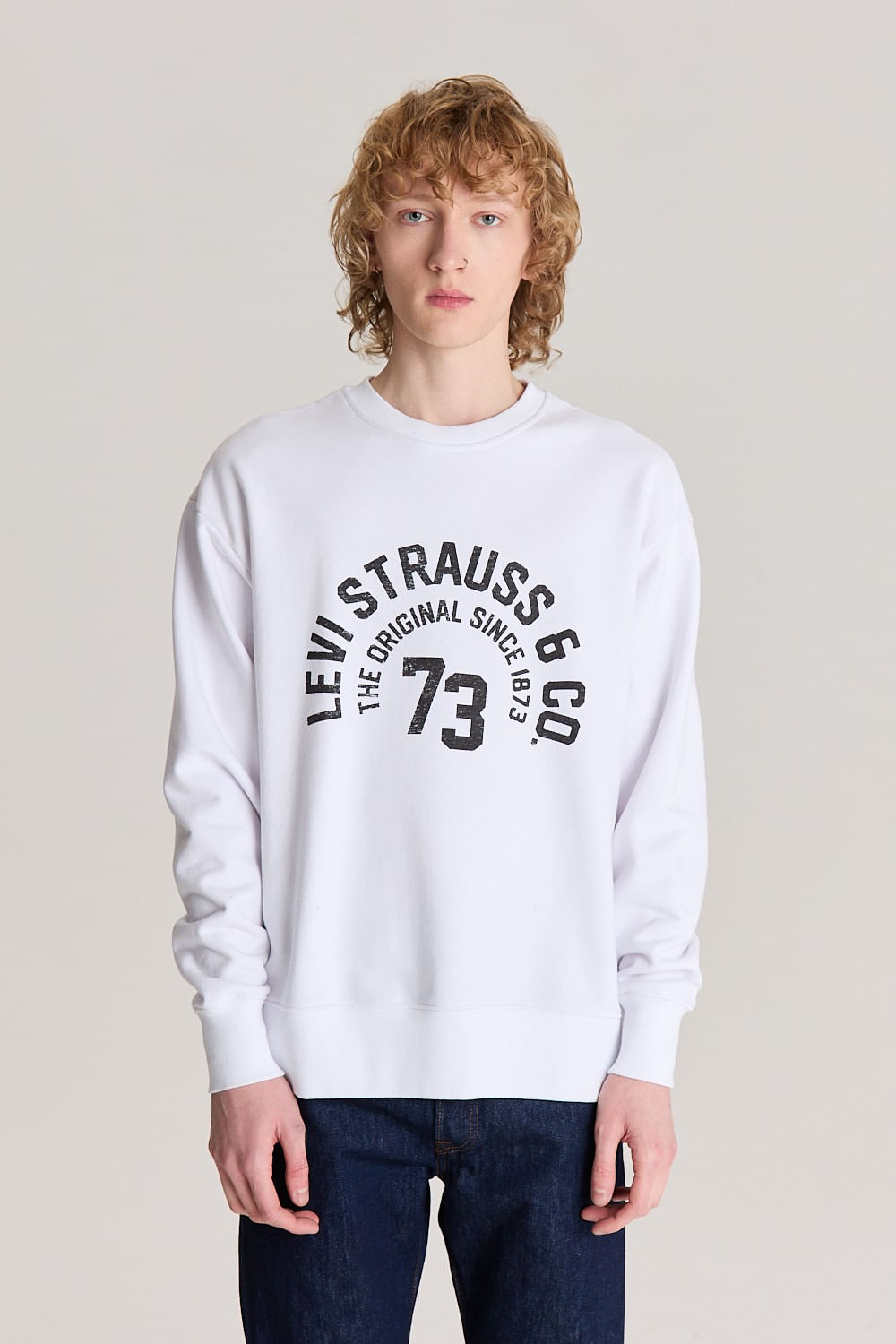 Sweater authentic crew relaxed de Levis