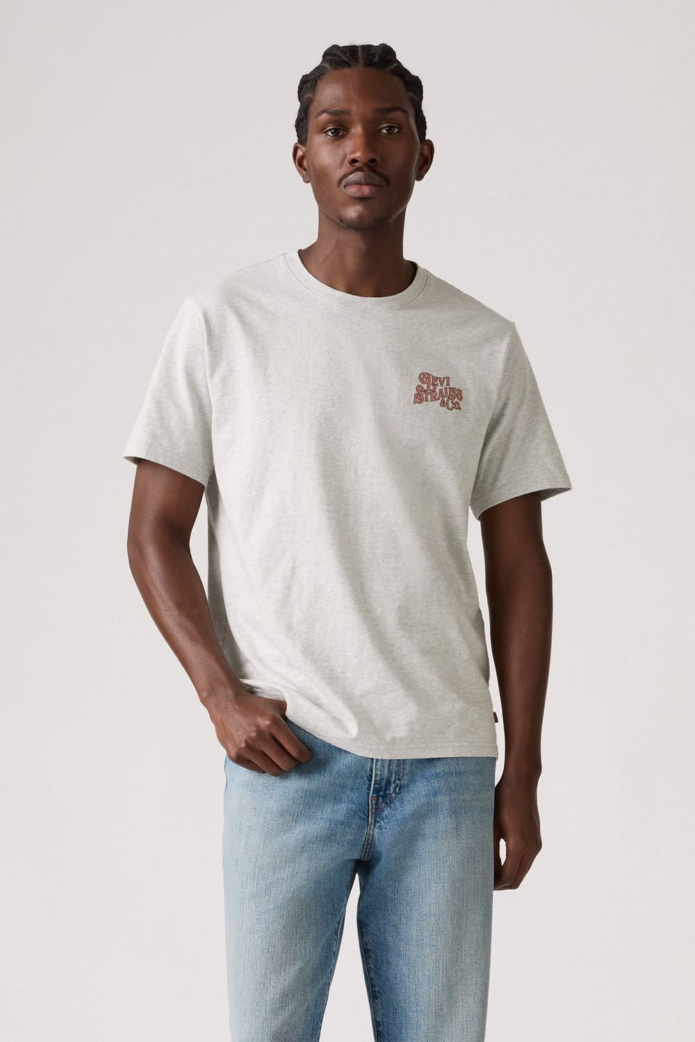 Ss relaxed fit light grey de Levis