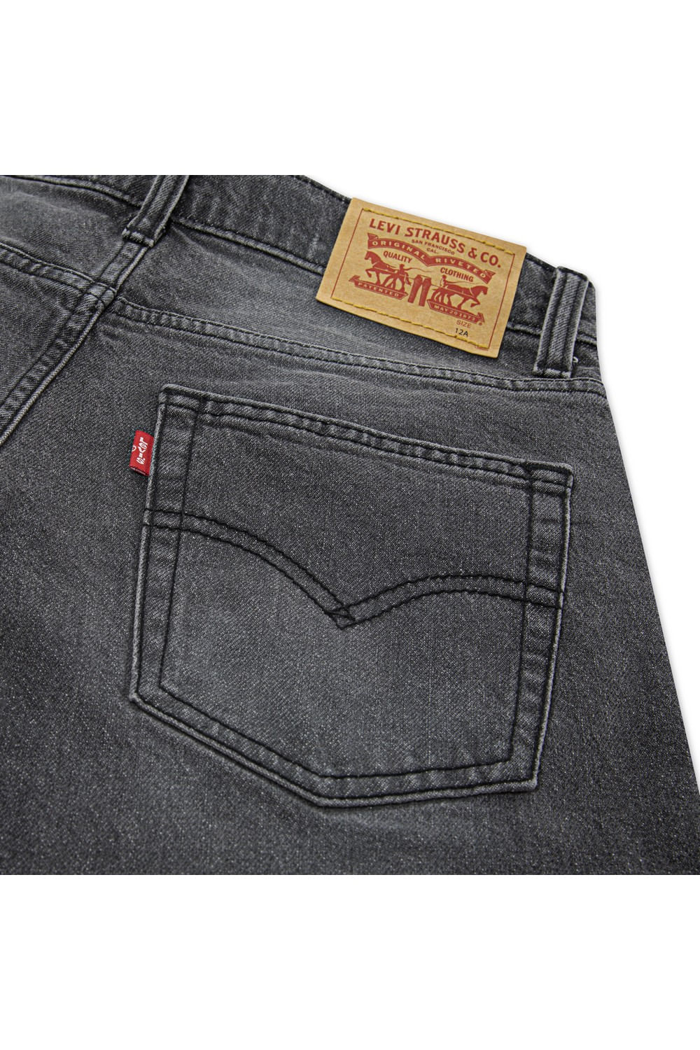 Loose taper incognito grey kids Levi's — imagen 4