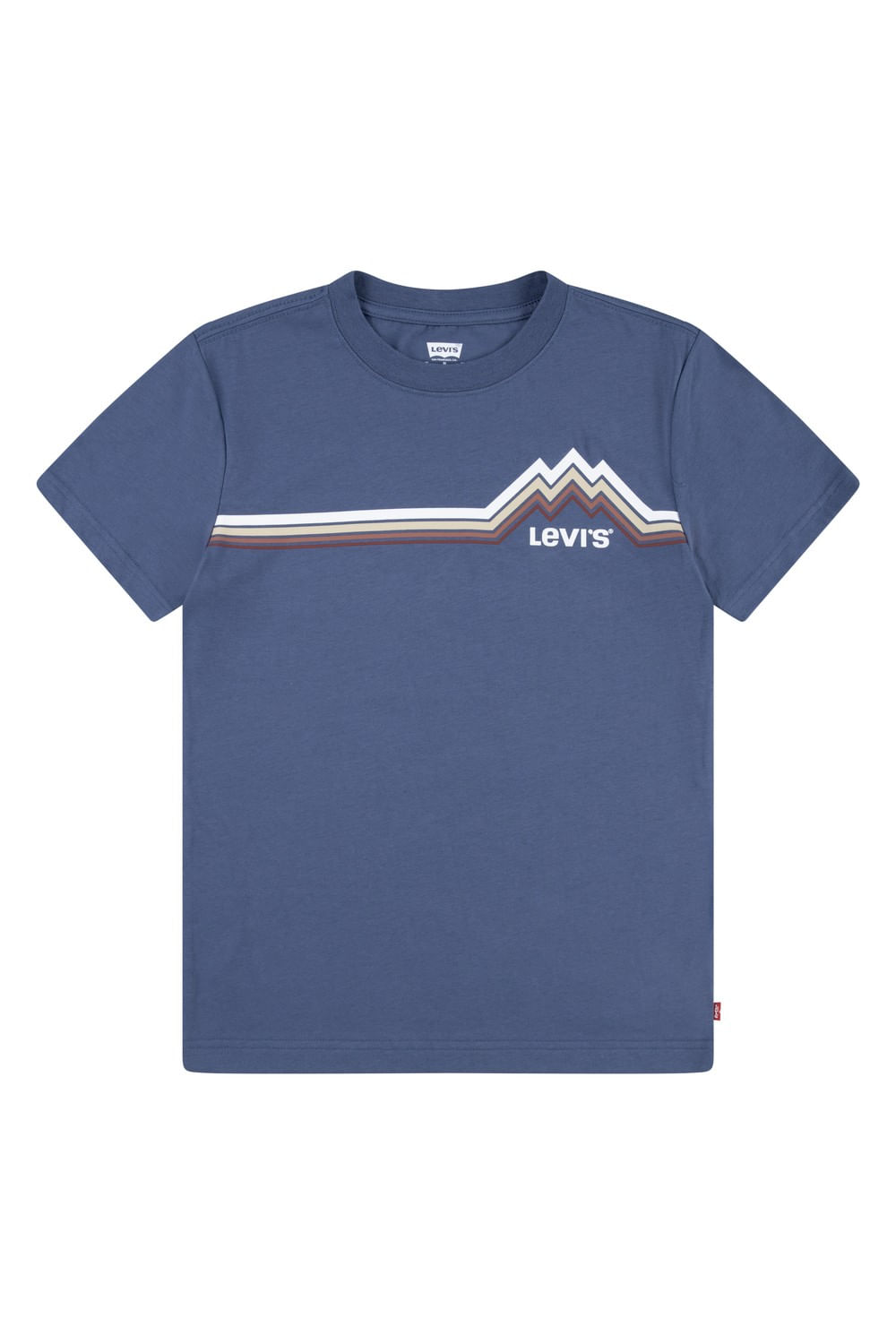 Cliff stripe tee vintage indigo kids