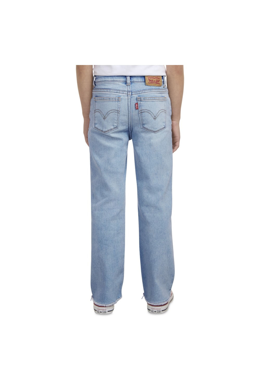 Wide leg bauhaus blue kids Levi's — imagen 4