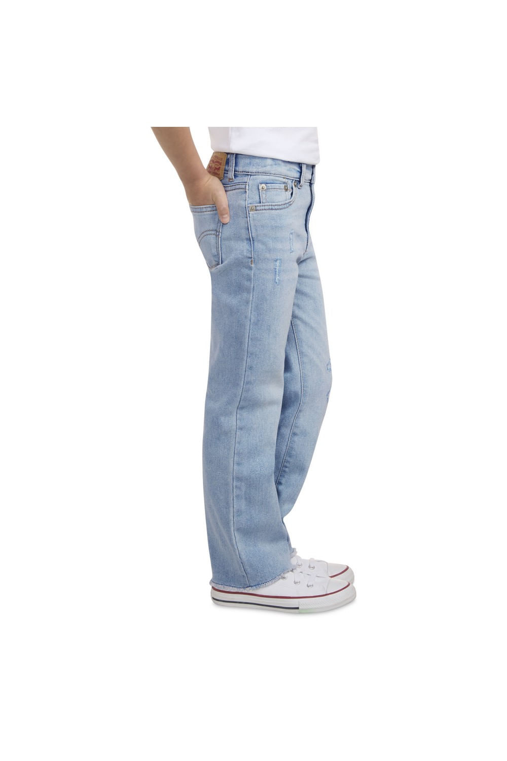 Wide leg bauhaus blue kids Levi's — imagen 5
