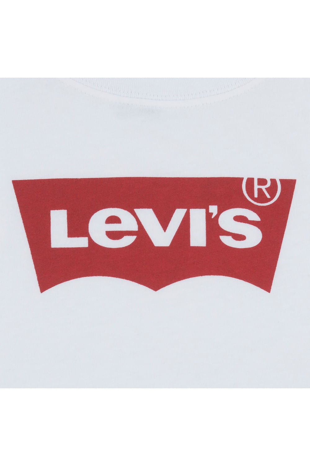 Batwing cropped tee white kids Levis — imagen 3