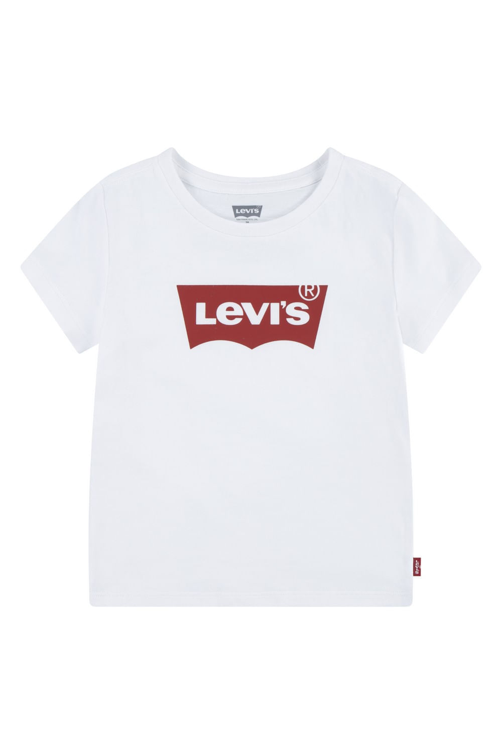 Tee gráfico batwing blanco para niños de Levis