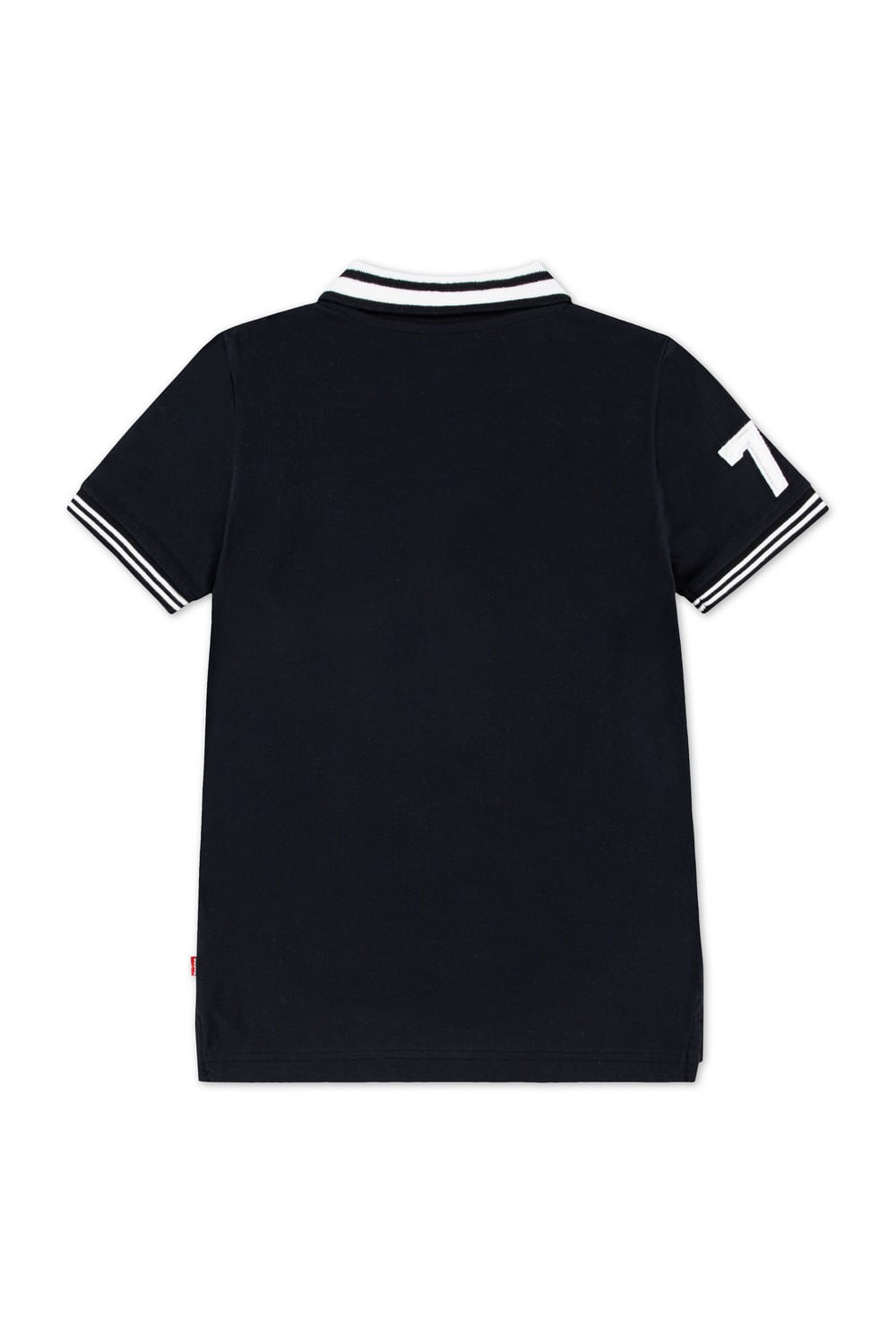 Tipped polo black kids Levi's — imagen 2
