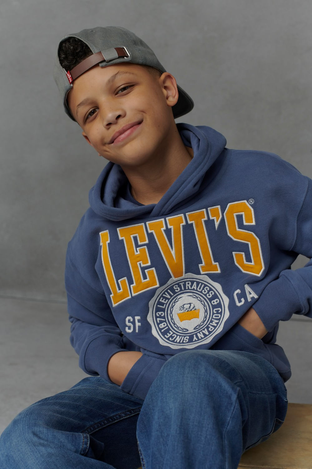 Hoodie deportiva para niños de Levis — imagen 5