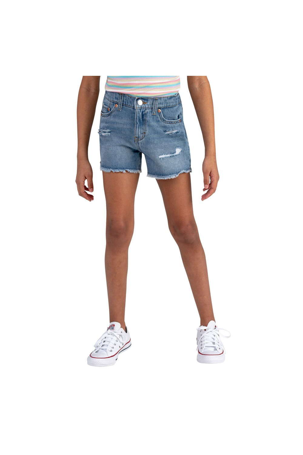 Shorts para niñas indigo de Levis — imagen 3