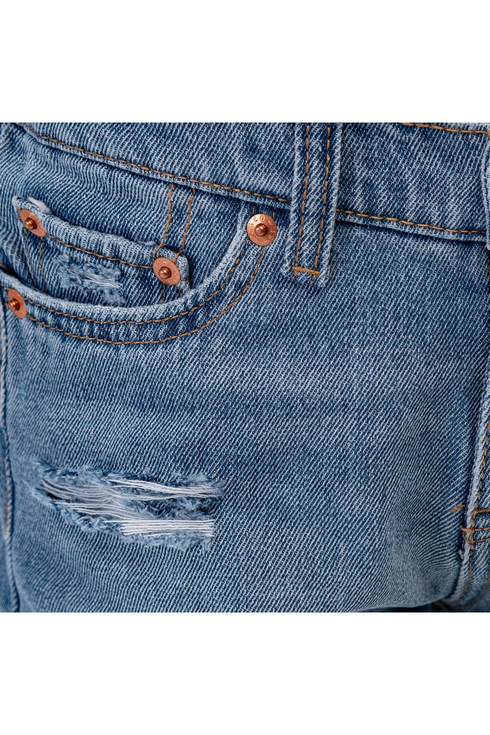Shorts para niñas indigo de Levis — imagen 7