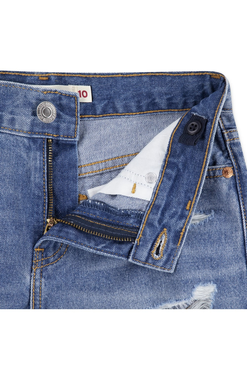 Shorts para niñas indigo de Levis — imagen 10