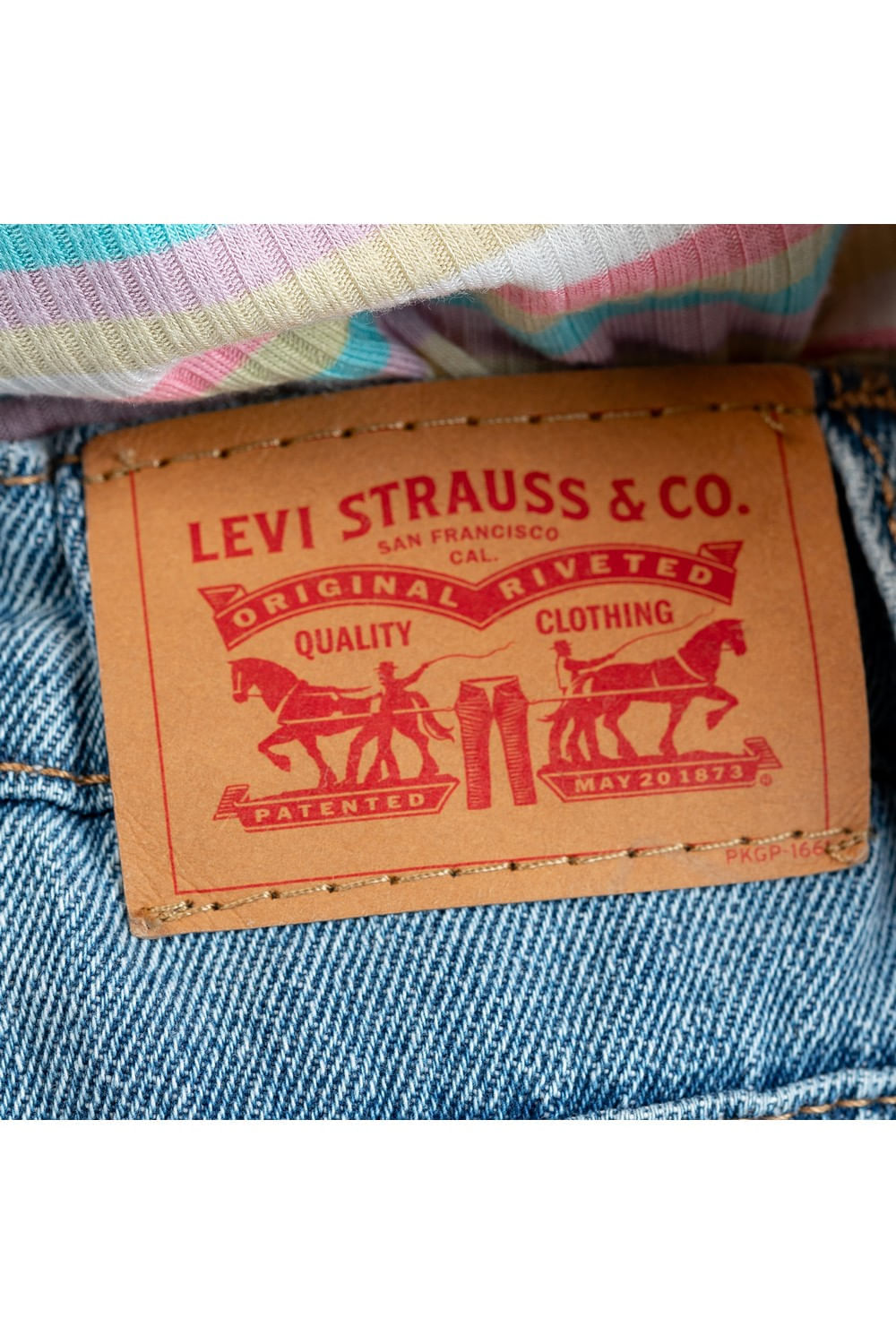 Shorts para niñas indigo de Levis — imagen 12