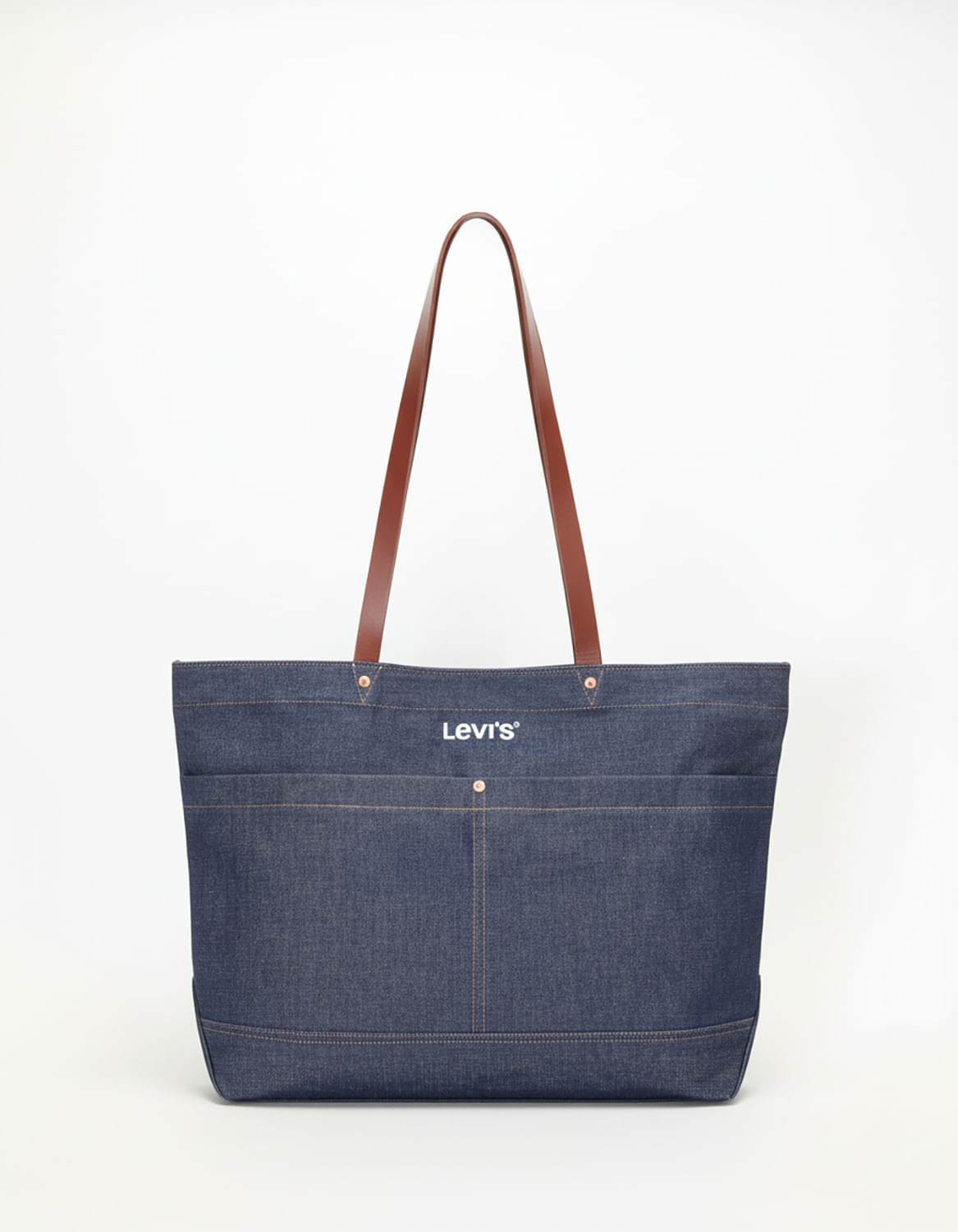 Denim heritage tote bag — imagen 3