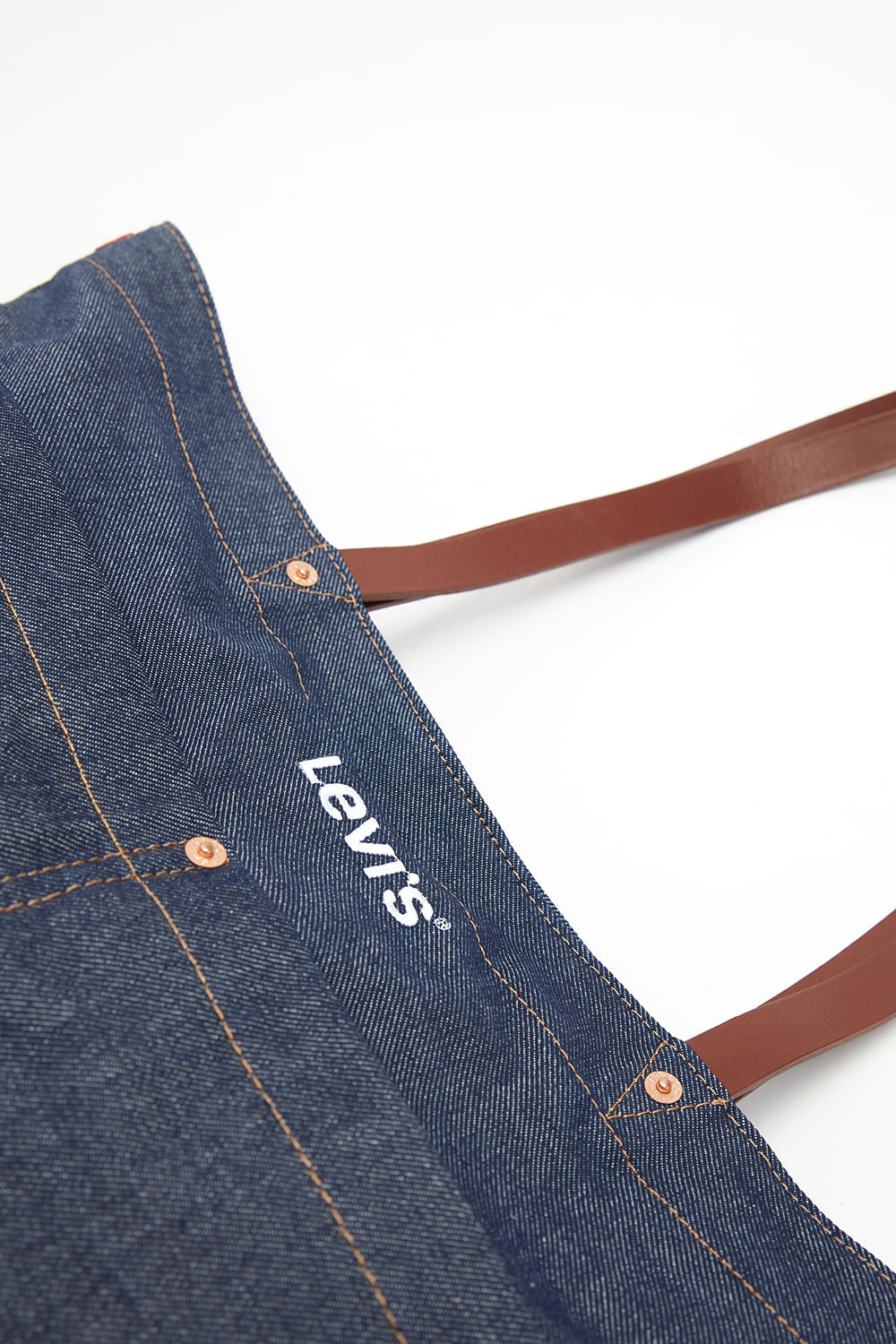 Denim heritage tote bag — imagen 4