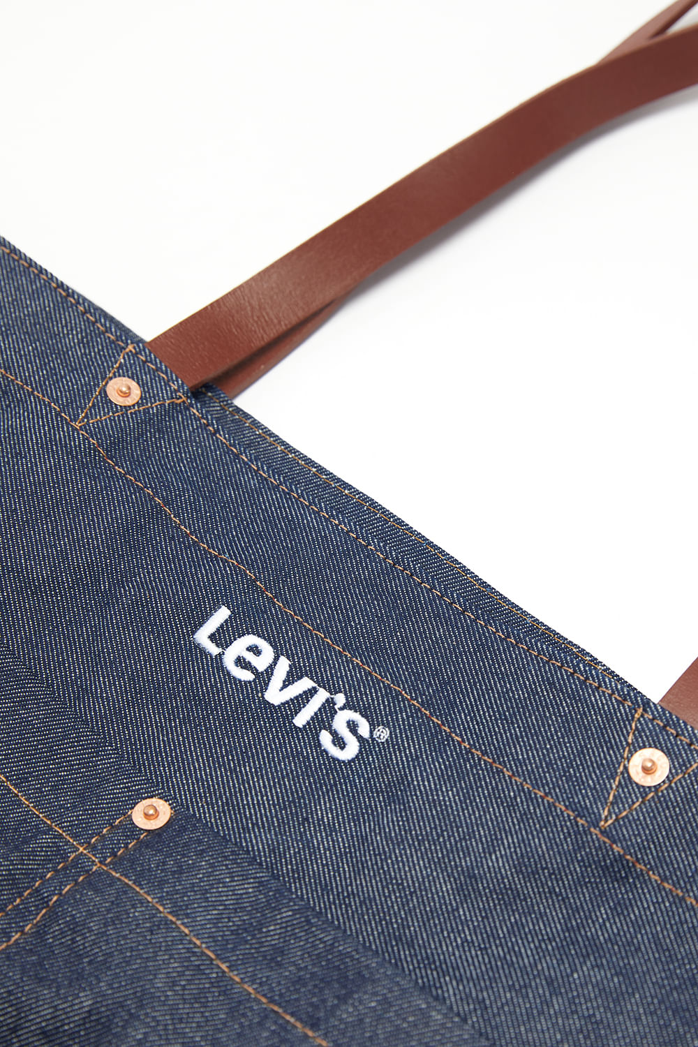 Denim heritage tote bag — imagen 7