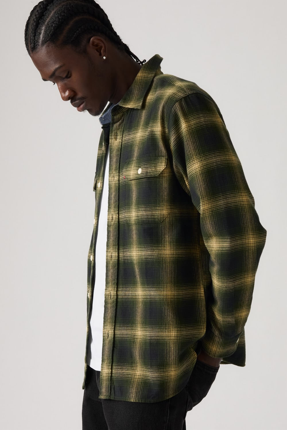 Classic worker plaid scottie de Levis