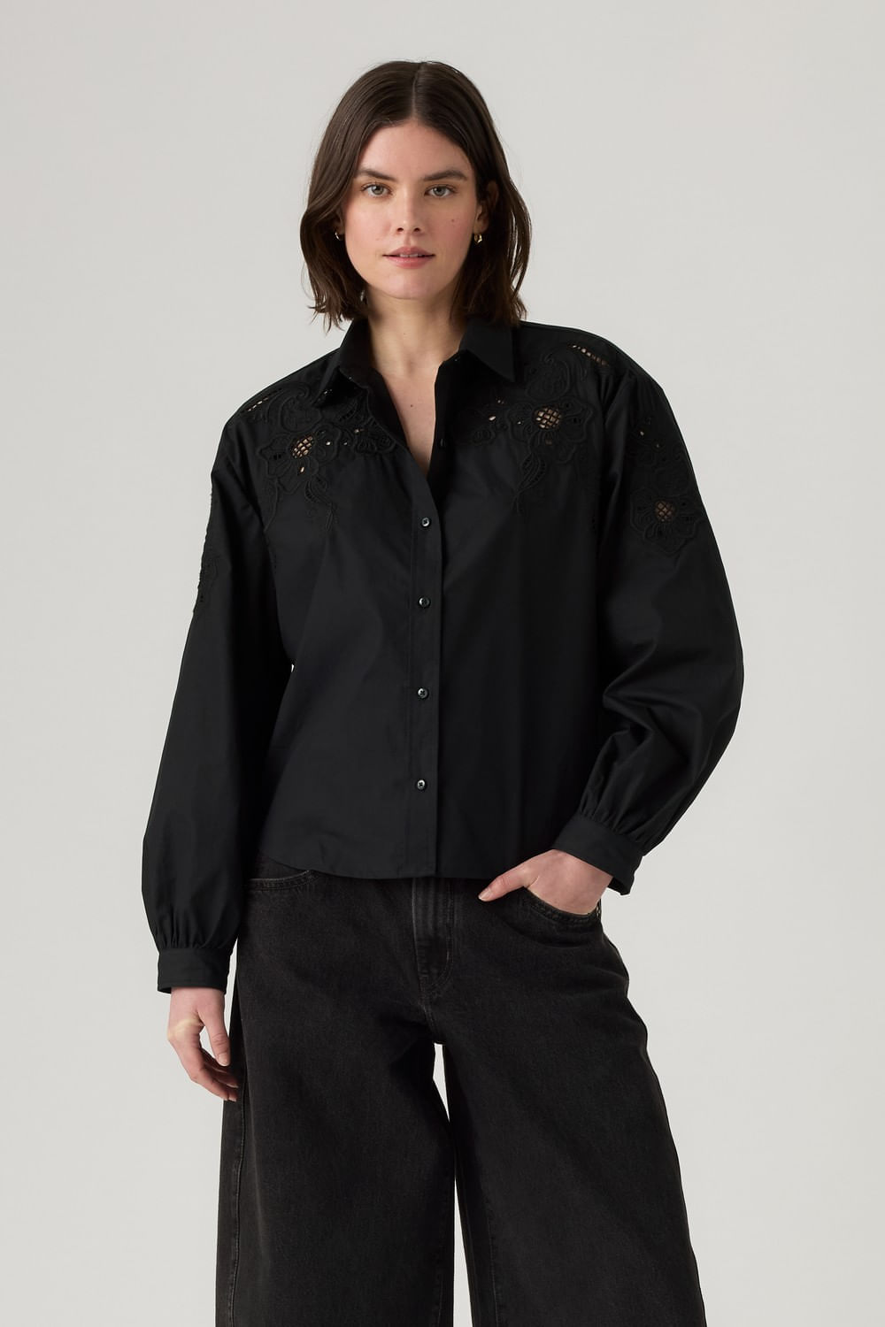 Janie holiday shirt navy blazer — imagen 2