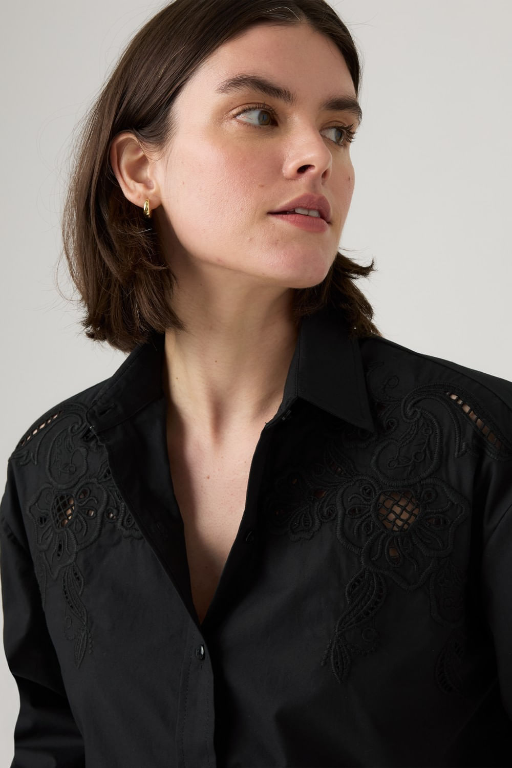 Janie holiday shirt navy blazer — imagen 4